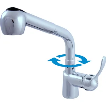 Vodovodní baterie LABE - Dřezová baterie, Chrom L011.0, RAV Slezák Barva: Chrom, Rozměr: 3,8"