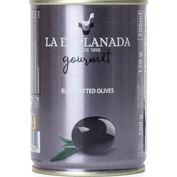 La Explanada Černé olivy bez pecky 280g