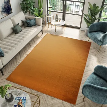 Koberec Moderní koberec Spring - jednobarevný - oranžový Rozměr koberce: 60x200 cm