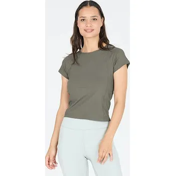 Dámské tričko Dámské tričko Athlecia Rosier velikost 40 gunmetal