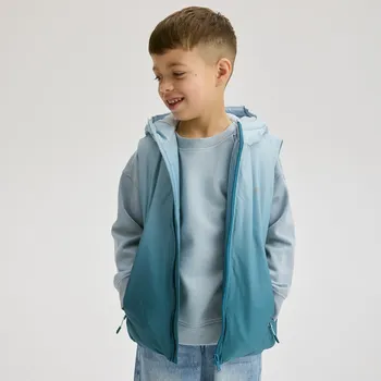 Chlapecká bunda Reserved - Vesta s kapucí - bledá zelená - 947CI-07X - 947CI-07X-116