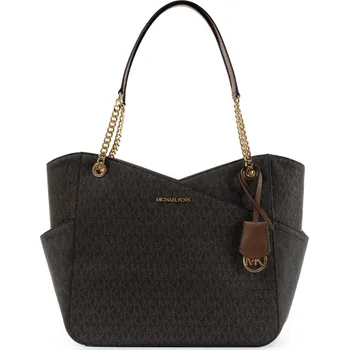 Kabelka MICHAEL KORS Jet Set Brown kabelka Hnědá