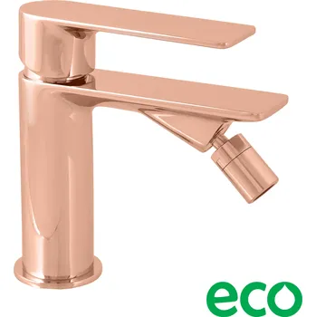 Vodovodní baterie NIL - Bidetová baterie bez výpusti, Zlatá Růžová - lesklá NL144.0ZRL, RAV Slezák Barva: ZLATÁ RŮŽOVÁ - lesklá, Rozměr: 1/2"