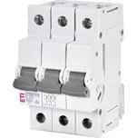 ETIMAT P10 3p B63 Jistič ETIMAT P10 3p B63, 3-pólový, char. B, Icn = 10kA, In = 63A, Un = 415V AC