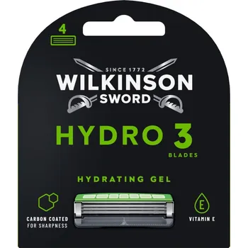Wilkinson Hydro 3 Black Edition náhradní hlavice 4 kusy
