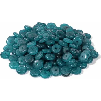 Dětské navlékací korálky Přírodní korálky 2x6 mm | výroba šperků - Č.42 Chalcedon , 2x6mm cca 20ks