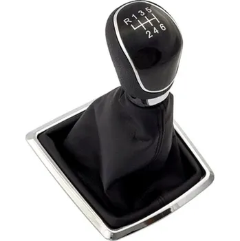 Hlavice řadicí páky PROTEC Řadící páka s manžetou, Ford Focus II 2004 - 2011 6st černá