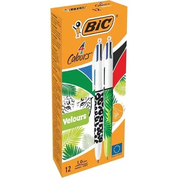 Dětské zboží Długopis 4 Colours Velour mix (12szt) BIC