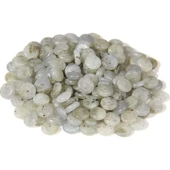 Dětské navlékací korálky Přírodní korálky 2x6 mm | výroba šperků - Č. 6 Labradorit , 2x6mm cca 20ks