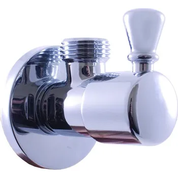 Ventil Ventil rohový s keramickým vrškem 1/2"x 3/8", Chrom RV0138, RAV Slezák