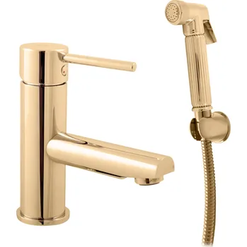 Vodovodní baterie SEINA - Bidetová baterie bez výpusti, Zlatá - lesklá SE946.0/1Z, RAV Slezák Barva: ZLATÁ - lesklá, Rozměr: 3,8"
