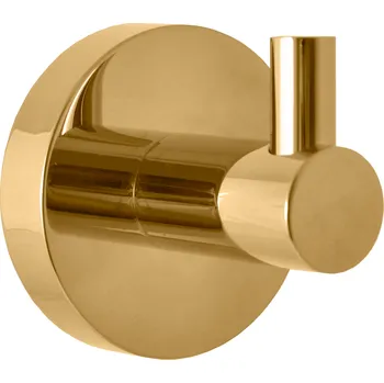 COLORADO - Koupelnový doplněk Věšáček, Zlatá - kartáčovaná COA0100ZK, RAV Slezák