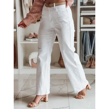 Dámské kalhoty Dámské kalhoty DSTREET DELUSSIA BÍLÁ M/38