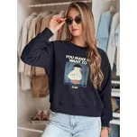 Dámská mikina DSTREET GOOSHY TMAVĚ MODRÁ unisize