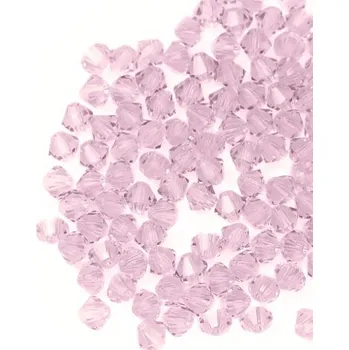 Korálek CZ MC perla sluníčko 4mm light amethyst 20020 (10ks)