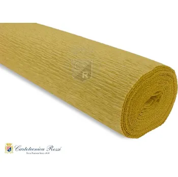 Barevný papír Floristický papír 180g HOŘČICOVĚ ŽLUTÁ (10x125cm)