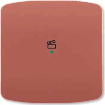 vypínač Kryt 1násobný, symbol "scény" ABB Tango 6220A-A01003 R2 vřesová červená