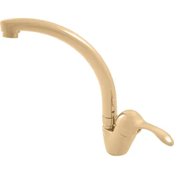 Vodovodní baterie LABE - Dřezová baterie, Zlatá - lesklá L006.0/3Z, RAV Slezák Barva: ZLATÁ - lesklá, Rozměr: 3,8"