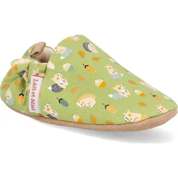 Dětská sportovní obuv Barefoot capáčky Lait et Miel - Petit-Gris veverky Velikost: 12-18M