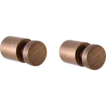 Držák na ručník COLORADO - Koupelnový doplněk Věšáček 30 mm - 2 ks, Stará mosaz (Bronz) COA0103/30SM, RAV Slezák