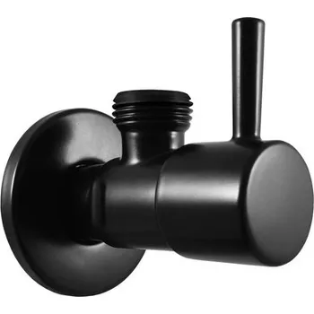 Ventil Ventil rohový s keramickým vrškem 1/2"x 1/2", Černá - matná RV0212CMAT, RAV Slezák