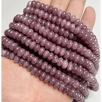 Náhrdelník Přírodní korálky 5x8mm | výroba šperků - Č.11 Chalcedon , 5x8mm 33-35 ks