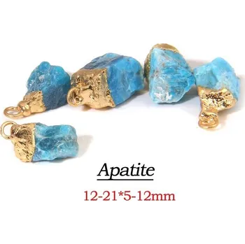 Přívěsek Přívěsek ze surového kamene | minerální přívěsek - 6 Apatit , 1 kus