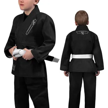 Bojový sport Dětské BJJ kimono Hayabusa Essential - černé