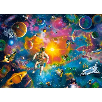 Puzzle Castorland Člověk ve vesmíru 200 dílků