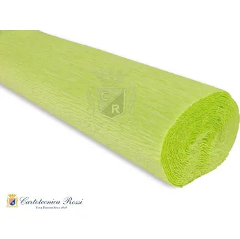 Barevný papír Floristický papír 180g KYSELÁ ZELENÁ (10x125cm)