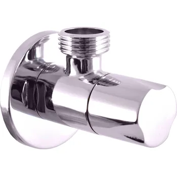 Ventil Ventil rohový s keramickým vrškem 1/2"x 1/2", Chrom RV0412, RAV Slezák