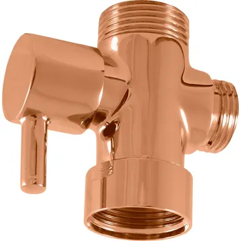 Vodovodní baterie Keramický přepínač ke sprchovým tyčím , Zlatá Růžová - kartáčovaná MD0629ZRK, RAV Slezák