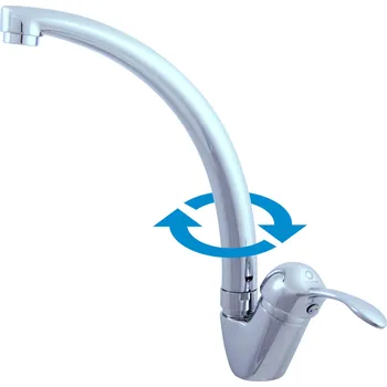 Vodovodní baterie LABE - Dřezová baterie, Chrom L006.0/3, RAV Slezák Barva: Chrom, Rozměr: 1/2"