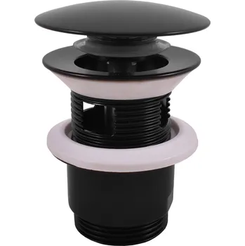 Sifon Výpusť umyvadlová CLICK-CLACK 5/4", Černá - matná MD0784CMAT, RAV Slezák