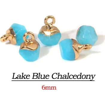 Přívěsek Přívěsek ze surového kamene | minerální přívěsek - 38 Chalcedon , 2 kusy