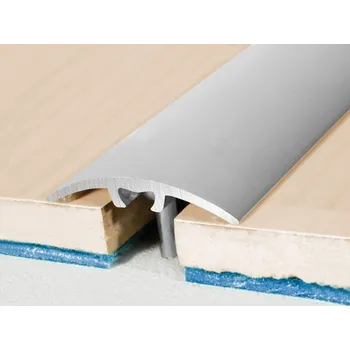 Podlahová lišta Profilteam přechodová lišta narážecí oblá 32x930 Stříbrná E01