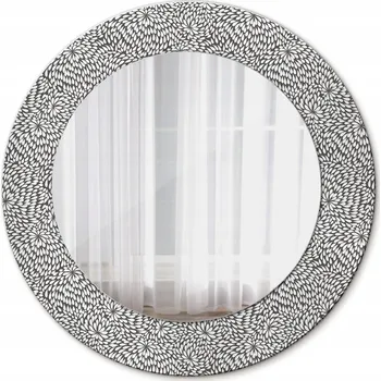 Zrcadlo Nástěnné Zrcadlo Rám Glamour Květinový vzor 50cm