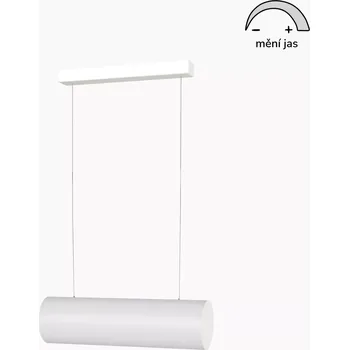 Plnospektrální LED svítidlo KIMBA LE3 skleněné 150 mm 31W bílá - Denní, Jen zapnout a vypnout