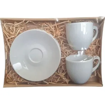 šapo 80ml -2ks-ESPRESSO, bílý čs.porcelán