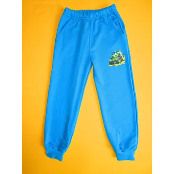 Arex, ČR Tepláky s manžetou Traktor 1 Barva: tyrkysově modrá, Velikost: 110