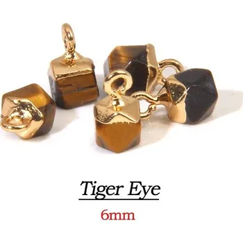 Přívěsek Přívěsek ze surového kamene | minerální přívěsek - 31 Tygří oko , 2 kusy