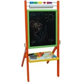 Set školních potřeb Tablica obrotowa z rolką papieru czerwona