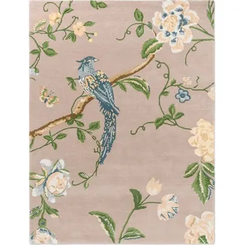 Koberec Květinový kusový koberec Laura Ashley Summer Palace truffle seaspray 081201 Brink & Campman Varianta: 140x200