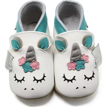 Dětská sportovní obuv Barefoot capáčky Lait et Miel - Licorne jednorožec Velikost: 18-24M