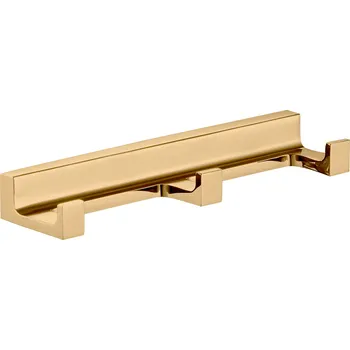 NIL - Koupelnový doplněk Věšáček trojitý, Zlatá - kartáčovaná NLA0105ZK, RAV Slezák