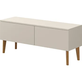 Televizní stolek TV stolek BERGEN béžový skandinávský kašmír komoda pod TV televizor 120x48x38