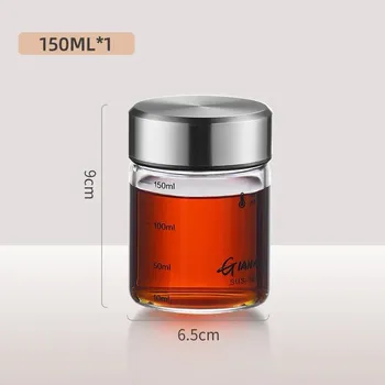Skleněný hrnek mini vzduchotěsný | Skleněné nádobí - 150 ml