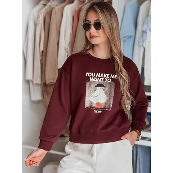 Dámská mikina Dámská mikina DSTREET GOOSHY BORDOVÁ unisize