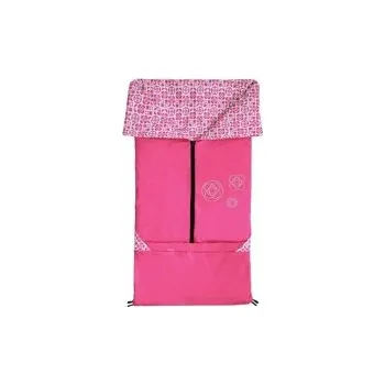 Fusak Emitex Fusak 2v1 BARY bavlna ( jarní/podzimní ) - FUCHSIE/KVĚTINY