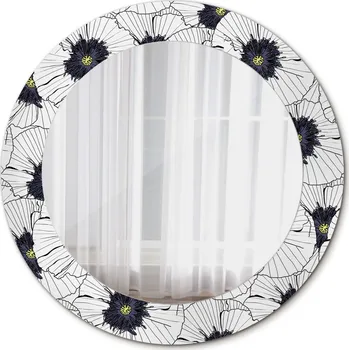 Zrcadlo Zrcadlo do Koupelny Květinové aranžmá 60cm